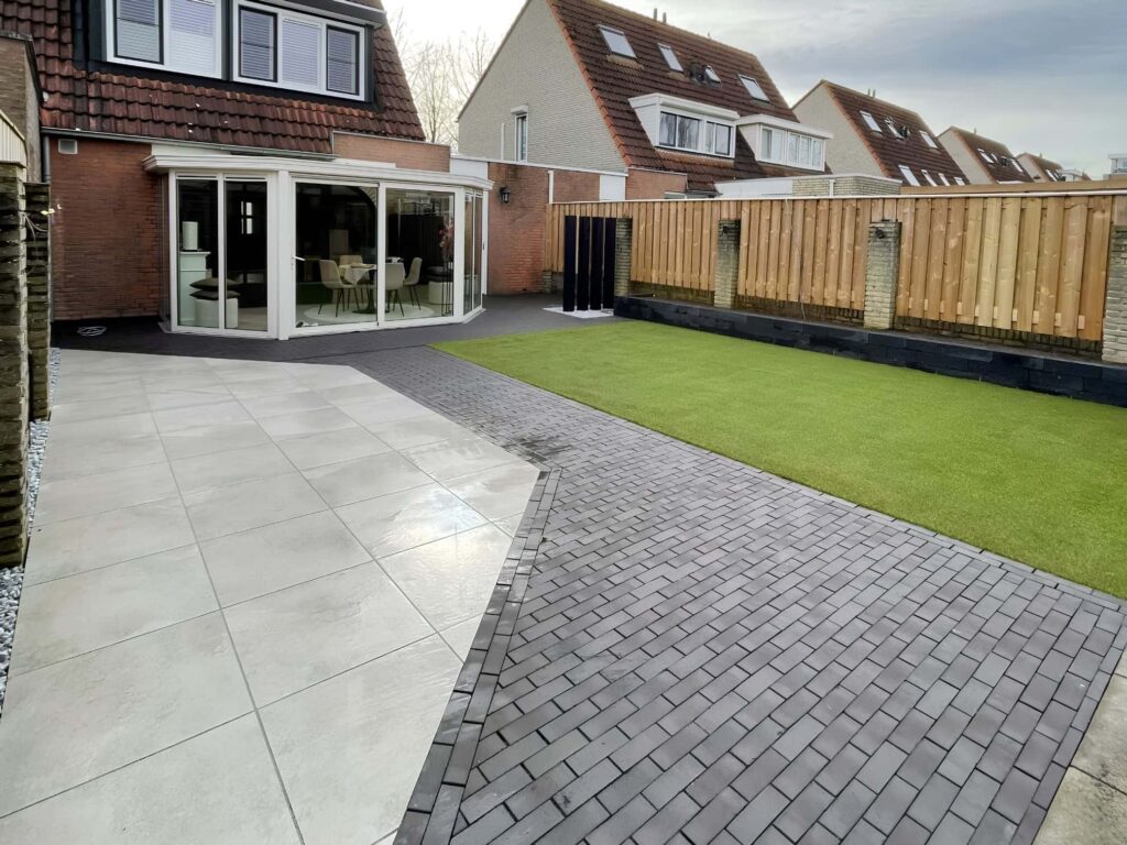 Tuinontwerp door Rombouts Sierbestratingen in Roosendaal