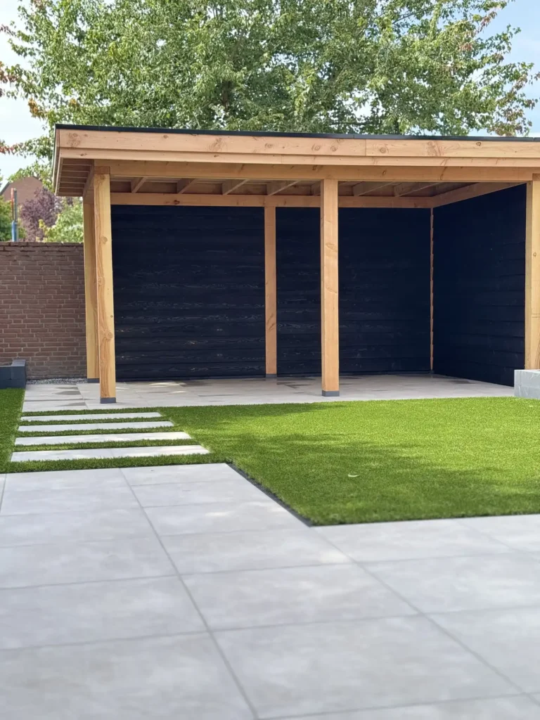 Overkapping en terras op maat door Rombouts, regio Roosendaal